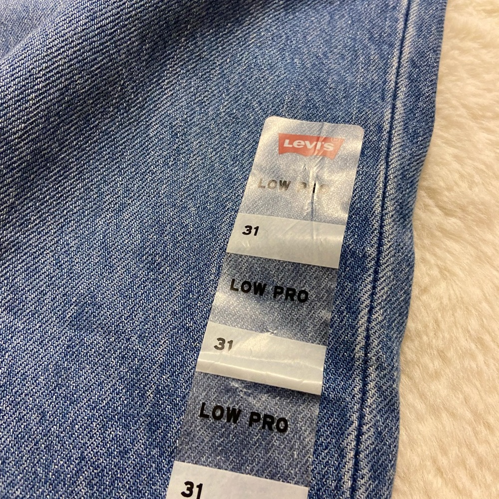 NWT! Levi’s low pro mid rise straight leg jeans size 31 - Picture 8 of 12